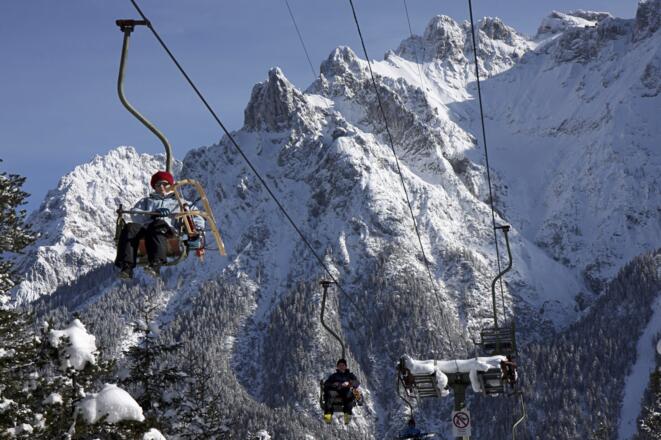 Kranzberg Sessellift im Winter