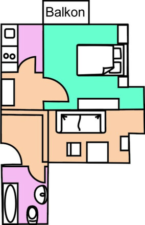 Umriss Ferienwohnung 313