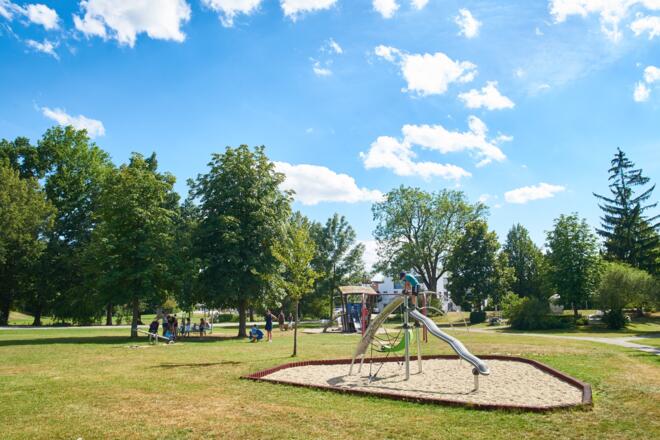 Kurpark an der Abens Spielplatz