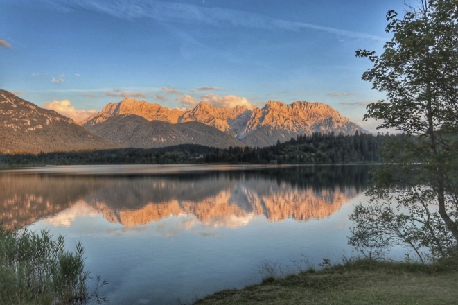Barmsee bei Krün im Sommer