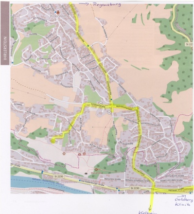 Unser Haus liegt direkt am wanderweg