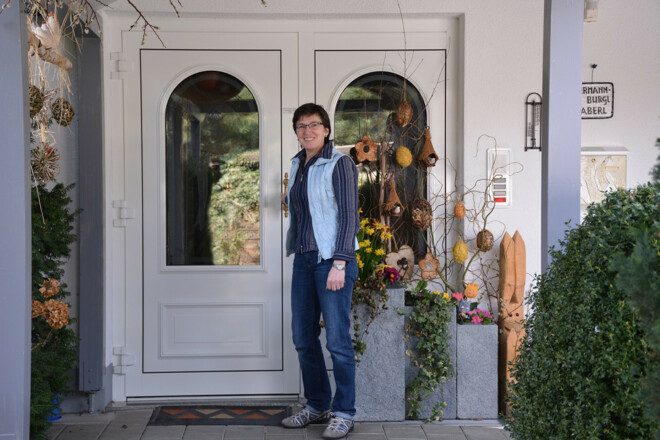 Eingang Pension Marcus