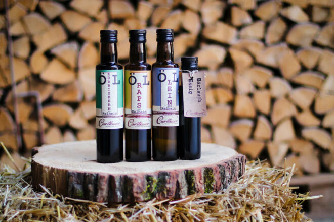 hochwertige native Speiseöle vom Carlbauer-Hof in Kelheim