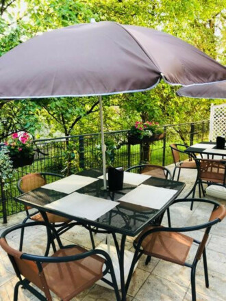 Frühstücksterrasse