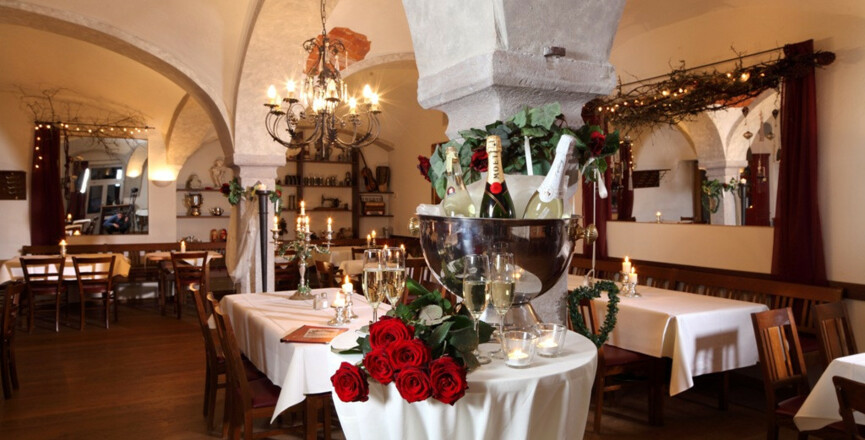 Historisches Gewölbe im Hinterhaus vom Gasthof zur Post