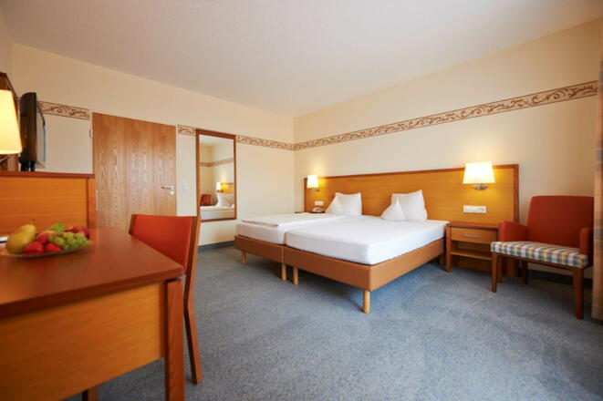 Sie haben die Wahl zwischen Standard- und Komfortzimmer als Einzel- oder Doppelzimmer