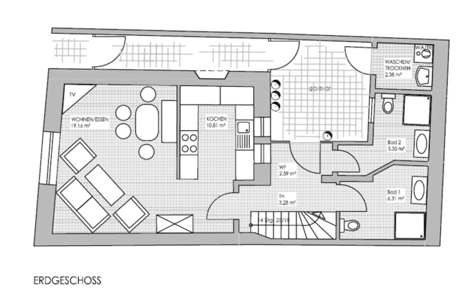 Grundriss Erdgeschoss