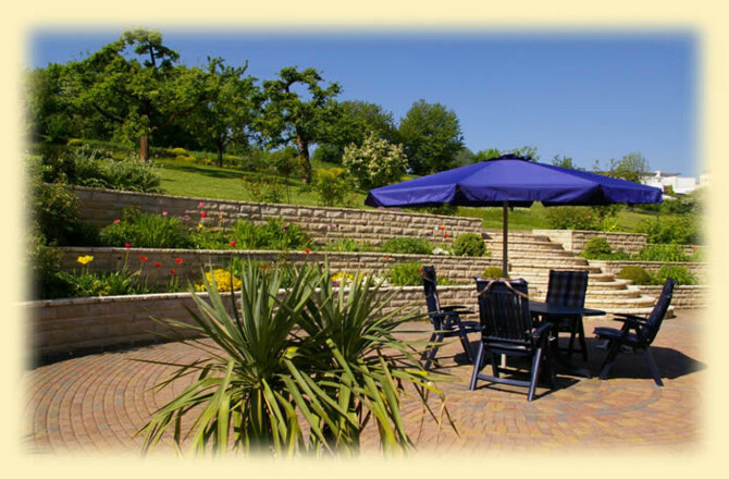 Terrasse zum Garten