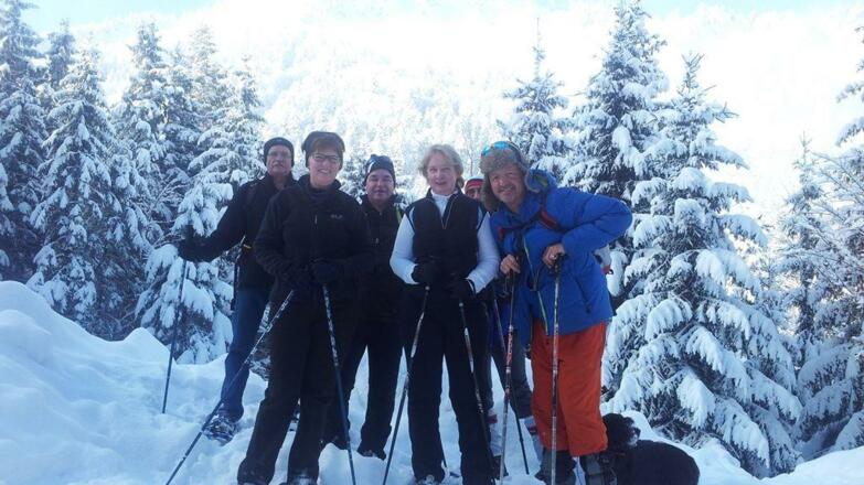 Schneeschuhwanderung mit dem Hausherrn