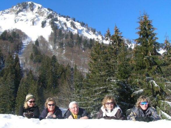 Schneeschuhwanderung mit dem Hausherrn