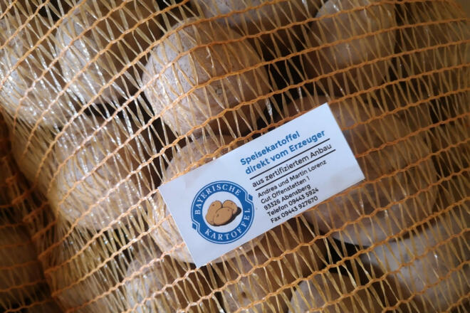 Kartoffeln aus eigenem Anbau