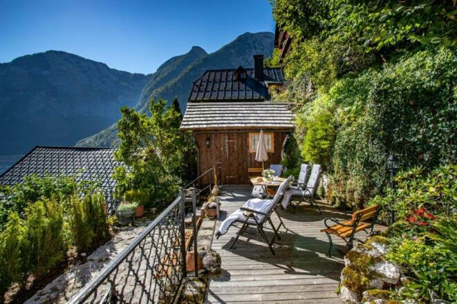 Aussicht Schlafzimmer Apartment 'Historic Hallstatt'
