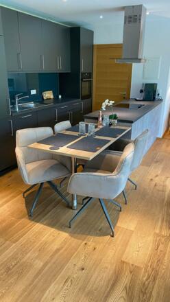 Küche Wohnbereich Ferienwohnung Tirol Gartenwohnun