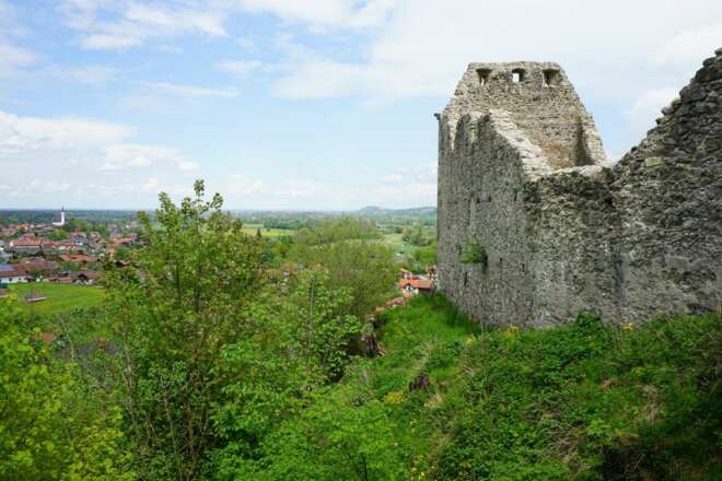 Überreste der Burg Falkenstein