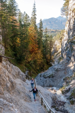Durch die Hüttlebachklamm