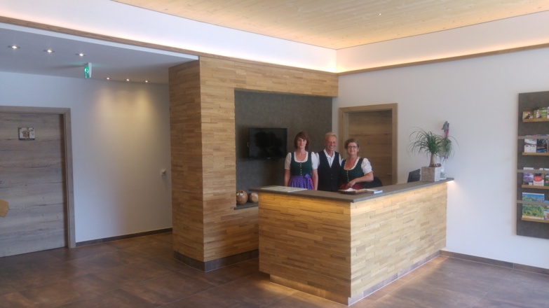 Hotel Goisererhof in Bad Goisern mit der neuen Rezeption