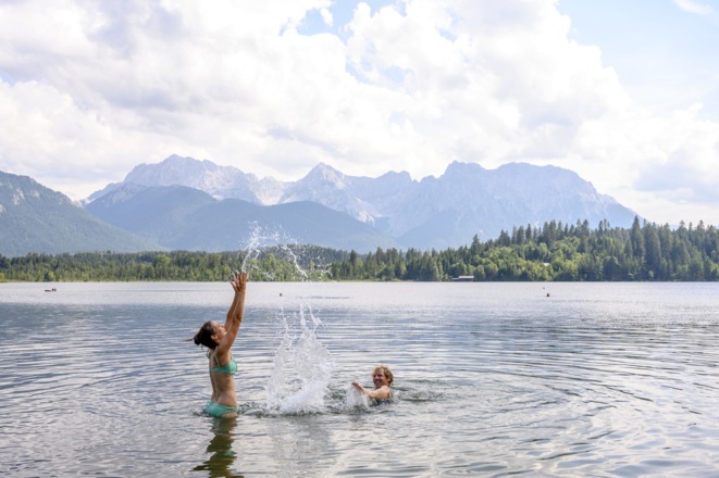 Badespaß am Barmsee