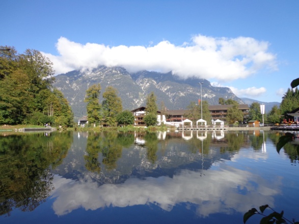 Riesserseehotel mit Kramergebirge