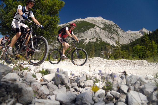 Mountainbiken in der Alpenwelt