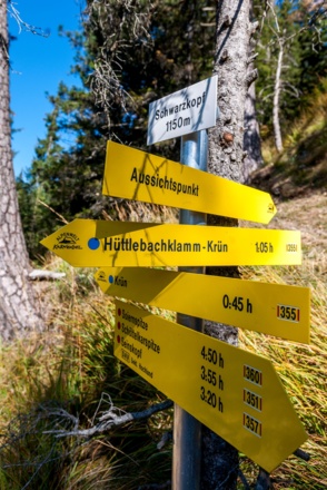 Hüttlebachklamm vom Schwarzkopf aus