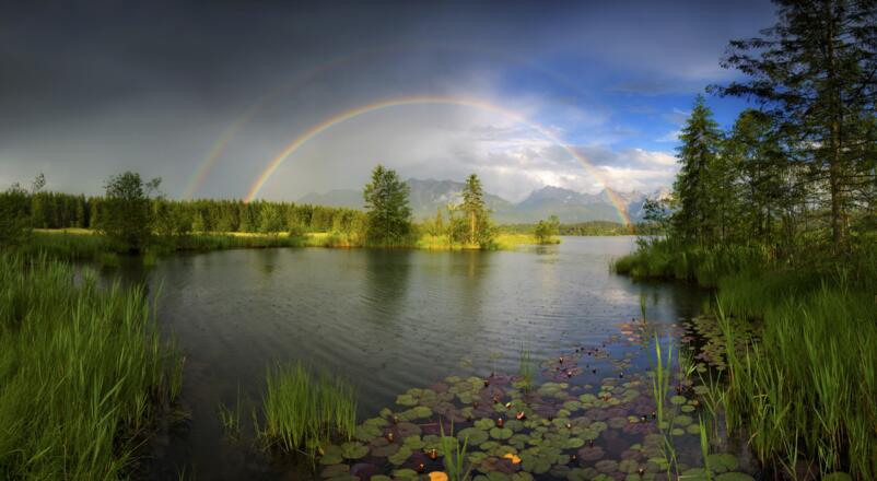 Badesee Barmsee bei Krün