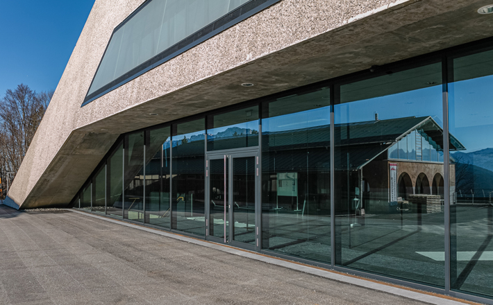 Alt und Neubau der Dokumentation Obersalzberg © Institut für Zeitgeschichte/Leonie Zangerl