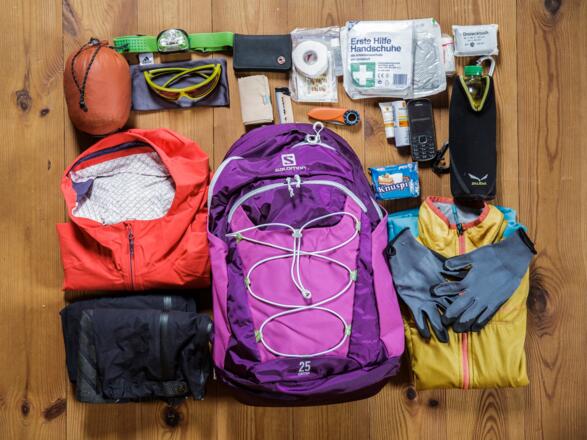 Mindestausrüstung zum Wandern