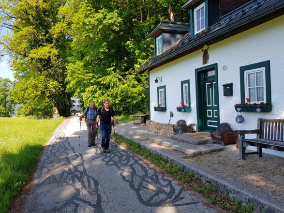 Am Weg zum Schwarzensee.