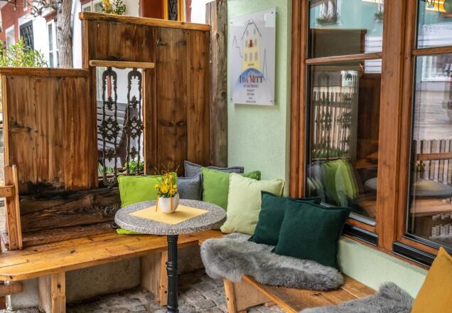 Zimmer 1, Blick Fenster