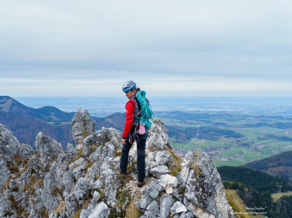 am Gipfel des Staffelstein