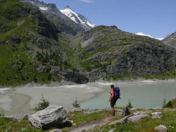 Unter dem Großglockner am Margaritzenstausee