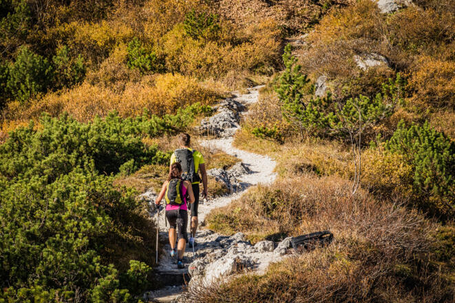 Aufstieg zur Toni Lenz Hütte