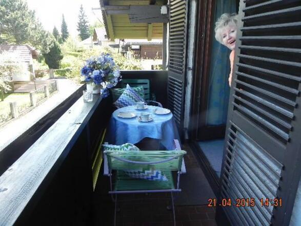 Gemütlicher Balkon