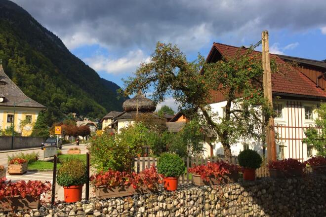 Rand der Terrasse