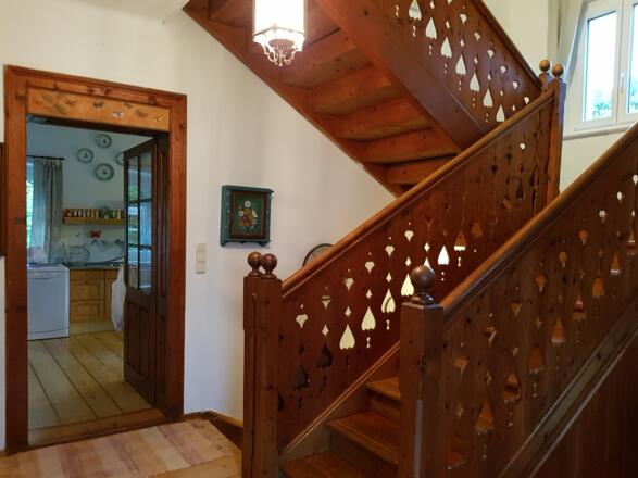 Treppenhaus ins Obergeschoss
