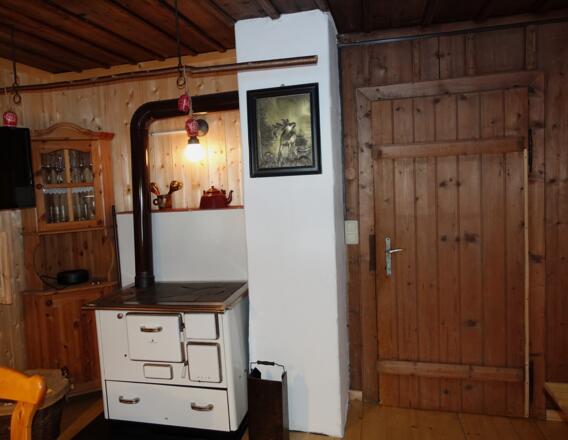 Küche mit Bauernherd