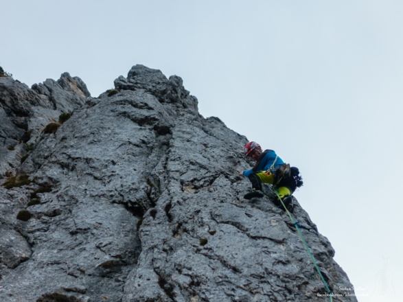 in der ersten SL am Nordwestgrat