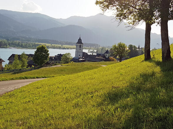 Blick auf St. Wolfgang.