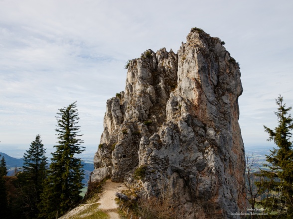 in der Schlucht ist der Normalweg (2)