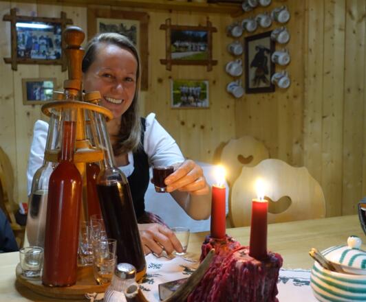 Bei der Rossalm-Wirtin
