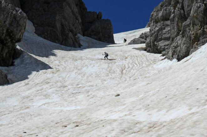 Abfahrt im Brentnerkar