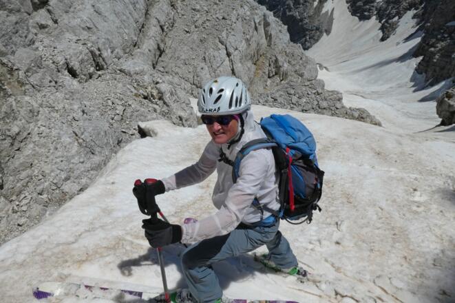 Vor der Abfahrt im Brentnerkar