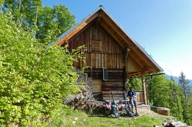 Rast bei der Jagdhütte
