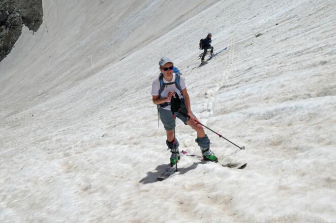 Skiaufstieg im Brentnerkar