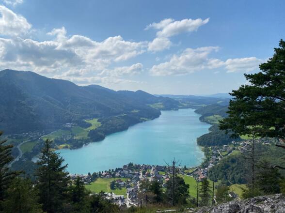 Aussicht auf den Fuschlsee