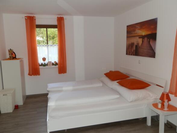 Doppelzimmer der Ferienwohnung Aschauer