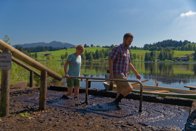 Moortretbecken - Moorlehrpfad Bad Bayersoien