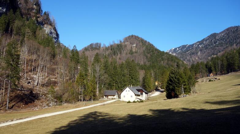 Forsthaus vom Pastorensteig (Parkplatz Kremsmauer) gesehen