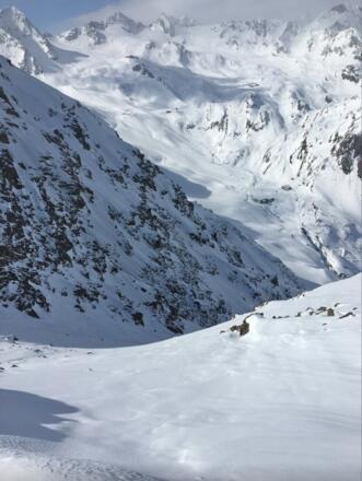 Einstieg in die Nordrinne