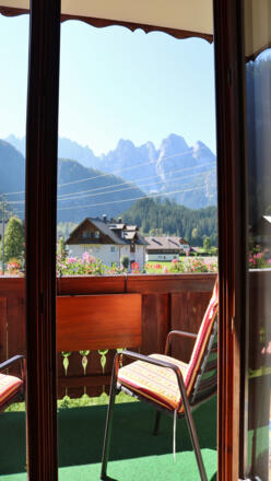 Ausblick vom Balkon